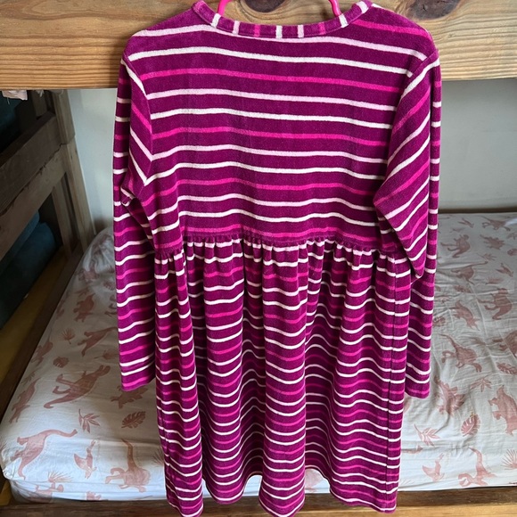 Hanna Anderson Velour Dress Retro Quirky Funky - Picture 3 of 5